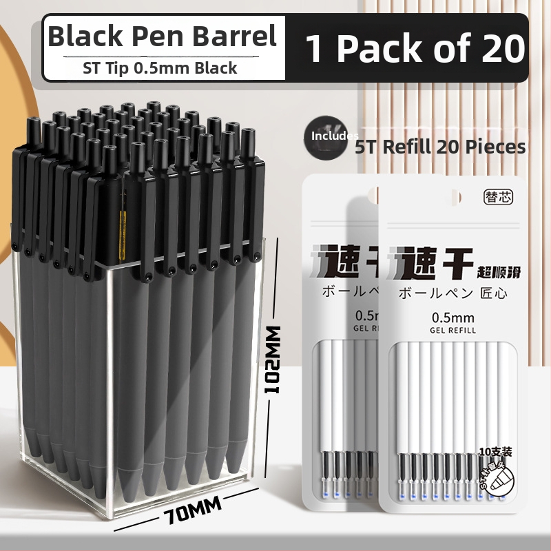 Gélové pero typu tuby s klikaním, rýchloschnúce pre skúšky, plastové telo, Marvel séria