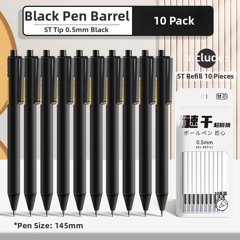 Gélové pero typu tuby s klikaním, rýchloschnúce pre skúšky, plastové telo, Marvel séria