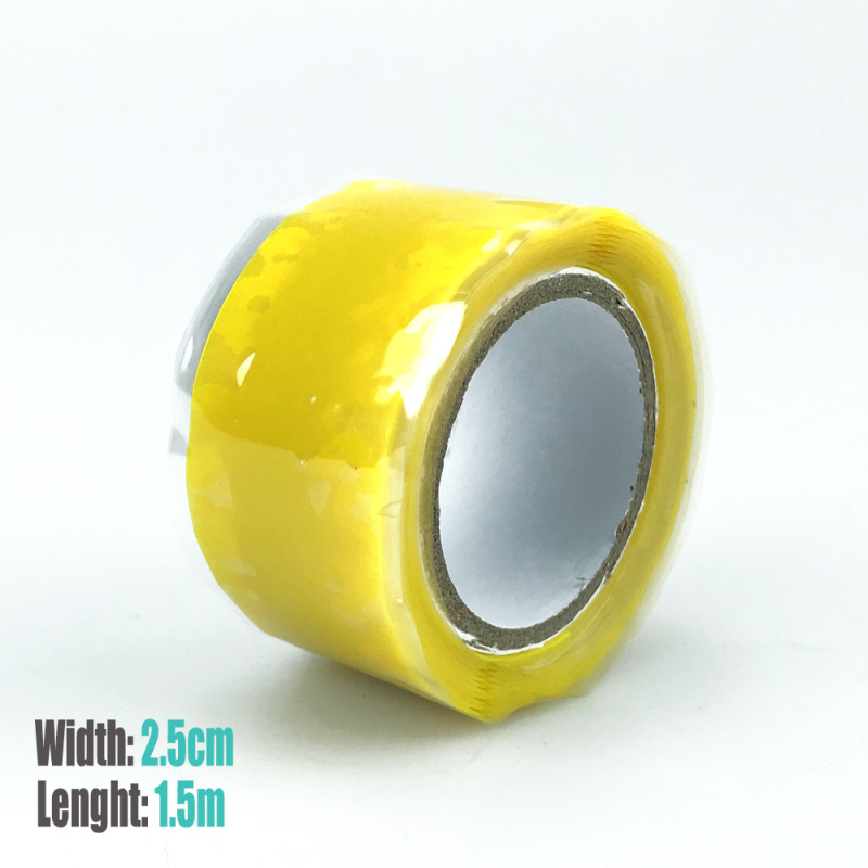 Silikónová samolepiaca páska – izolácia a proti úniku, substrát: silikónový kaučuk, -60°C až 260°C, pre vodovodné rúry