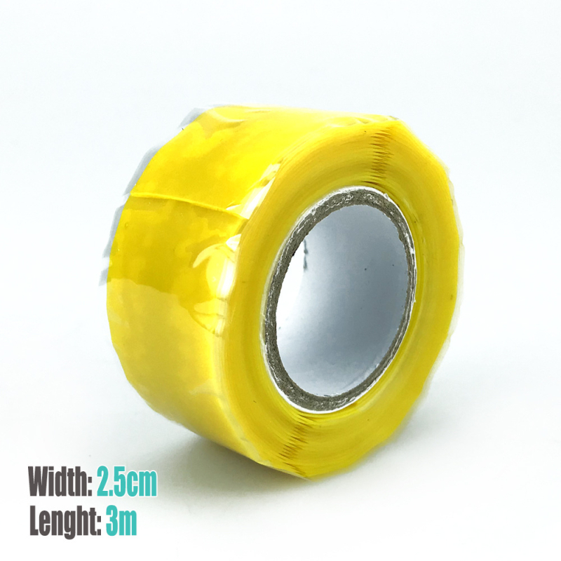 Silikónová samolepiaca páska – izolácia a proti úniku, substrát: silikónový kaučuk, -60°C až 260°C, pre vodovodné rúry