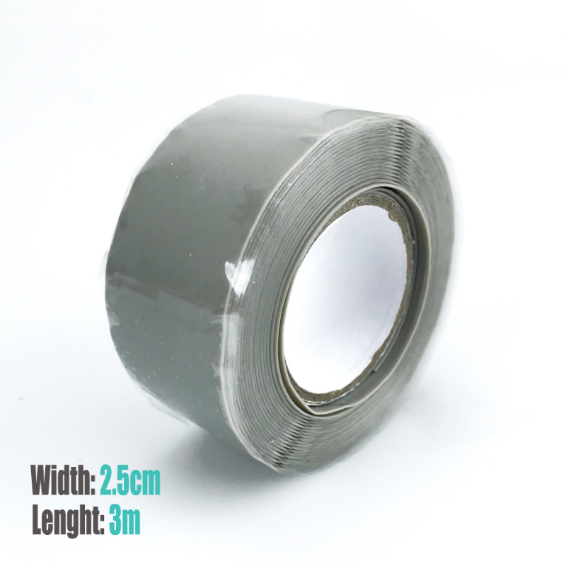 Silikónová samolepiaca páska – izolácia a proti úniku, substrát: silikónový kaučuk, -60°C až 260°C, pre vodovodné rúry