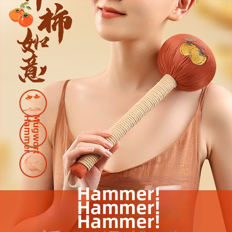 Mugwort Zdravotné Kladivo - Materiál hodvábneho kvetu (Model F98JJM58599S98; Univerzálny štýl)