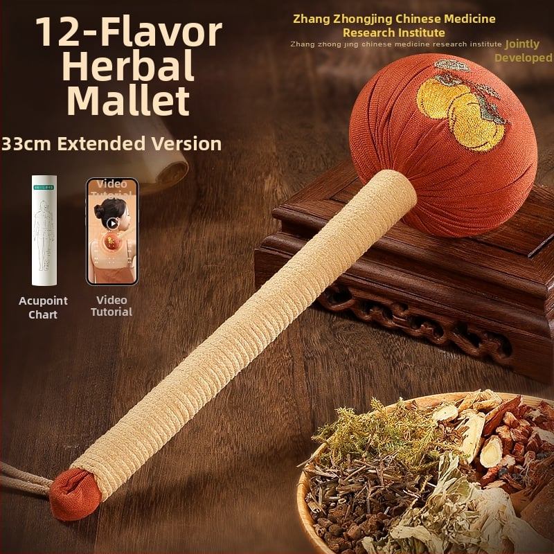 Mugwort Zdravotné Kladivo - Materiál hodvábneho kvetu (Model F98JJM58599S98; Univerzálny štýl)