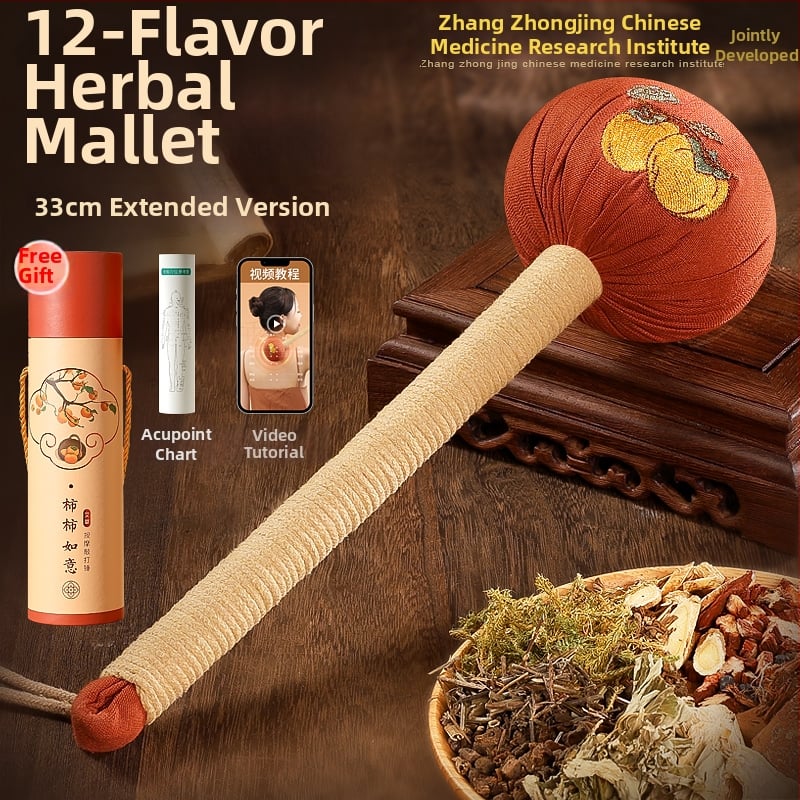 Mugwort Zdravotné Kladivo - Materiál hodvábneho kvetu (Model F98JJM58599S98; Univerzálny štýl)