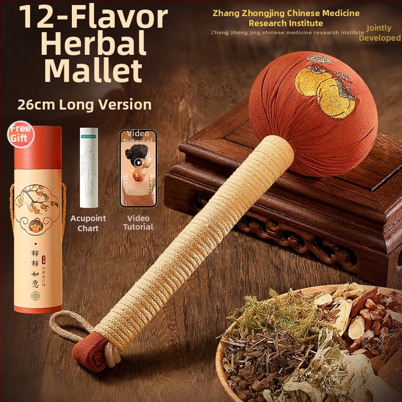 Mugwort Zdravotné Kladivo - Materiál hodvábneho kvetu (Model F98JJM58599S98; Univerzálny štýl)