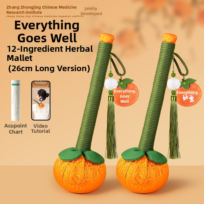 Mugwort Zdravotné Kladivo - Materiál hodvábneho kvetu (Model F98JJM58599S98; Univerzálny štýl)