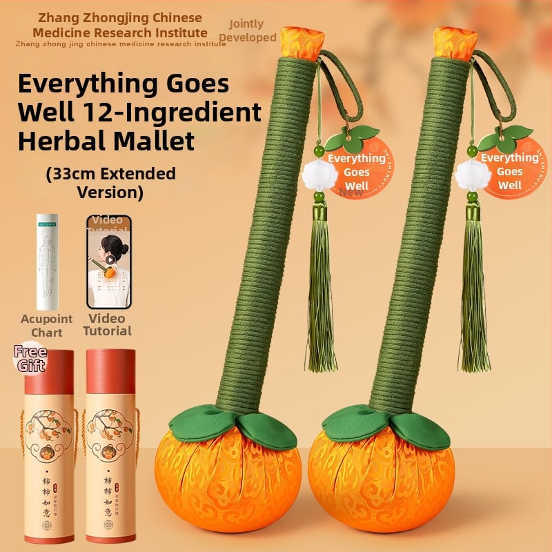 Mugwort Zdravotné Kladivo - Materiál hodvábneho kvetu (Model F98JJM58599S98; Univerzálny štýl)