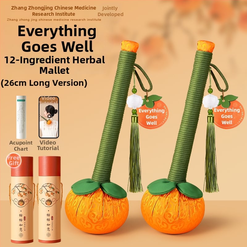 Mugwort Zdravotné Kladivo - Materiál hodvábneho kvetu (Model F98JJM58599S98; Univerzálny štýl)