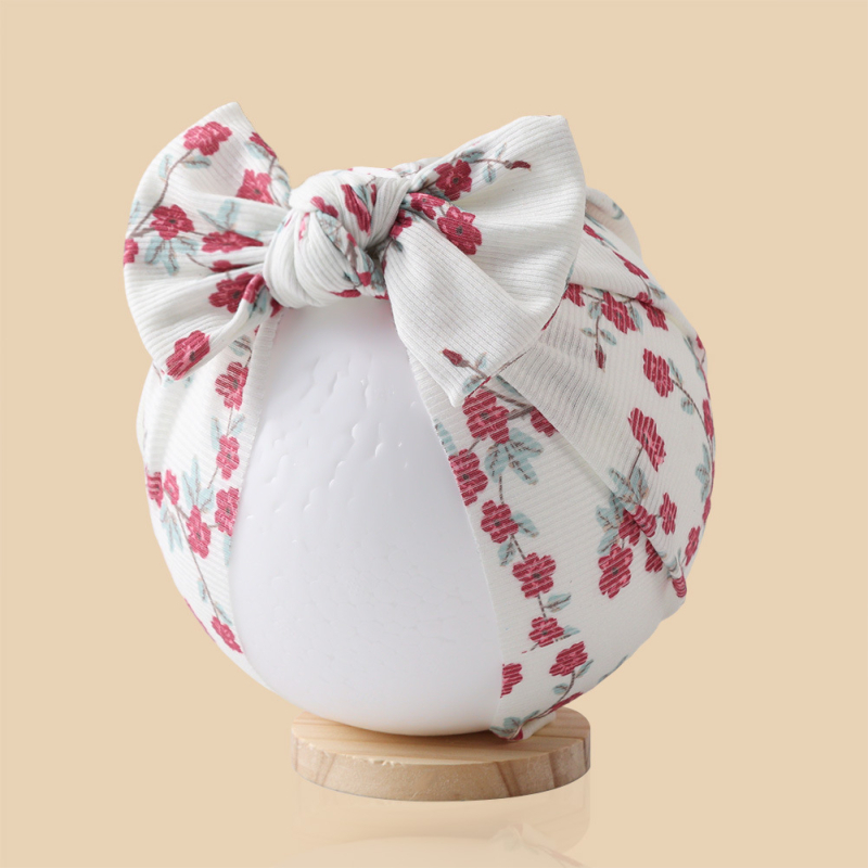 Detská čiapka Beanie z jacquardového polyesteru (96%+), pruhovaný vzor, bez okraje, ochrana proti slnku