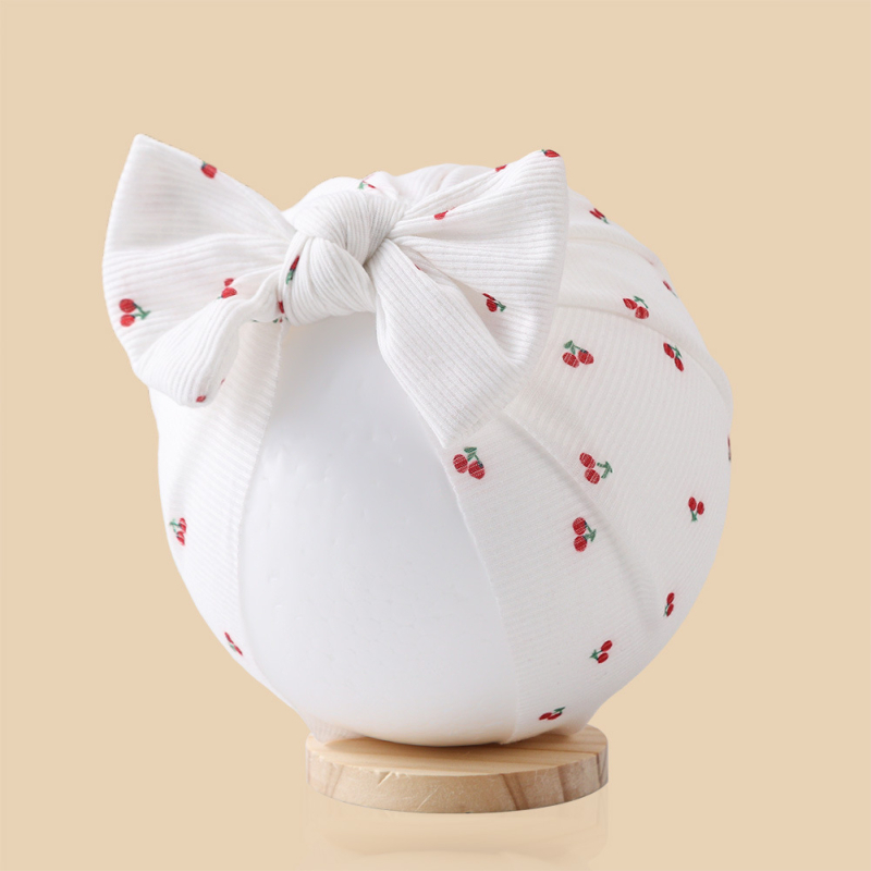 Detská čiapka Beanie z jacquardového polyesteru (96%+), pruhovaný vzor, bez okraje, ochrana proti slnku