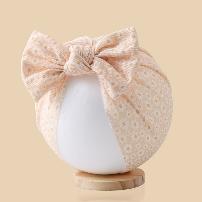 Detská čiapka Beanie z jacquardového polyesteru (96%+), pruhovaný vzor, bez okraje, ochrana proti slnku