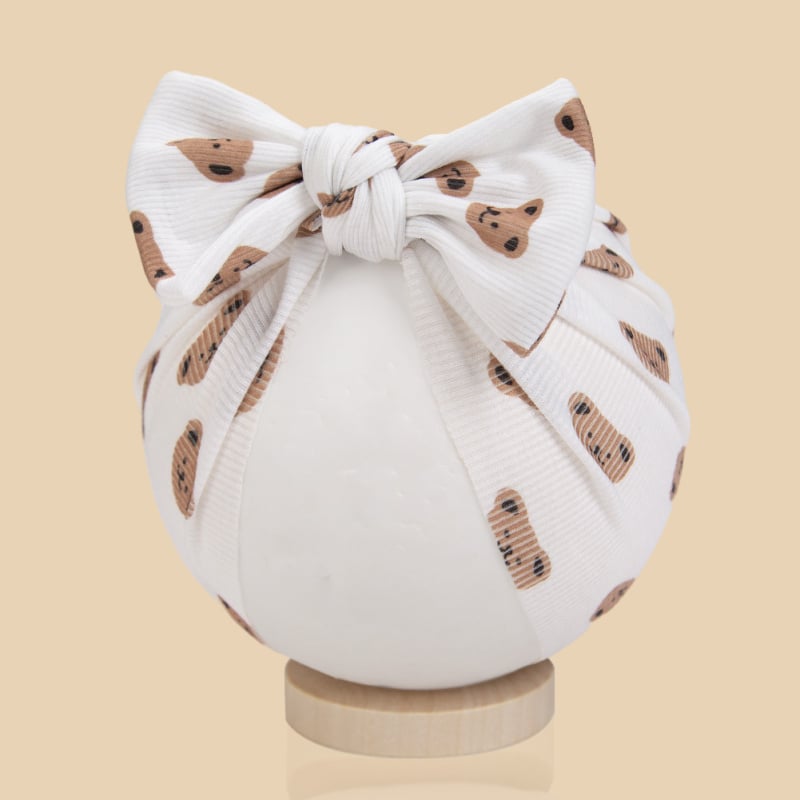 Detská čiapka Beanie z jacquardového polyesteru (96%+), pruhovaný vzor, bez okraje, ochrana proti slnku