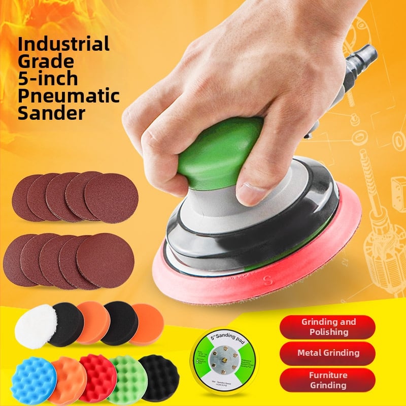 Speed leopard pneumatický excentrický brúsič-polír na leštenie auta s prachovým vývodom