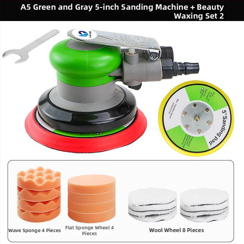 Speed leopard pneumatický excentrický brúsič-polír na leštenie auta s prachovým vývodom