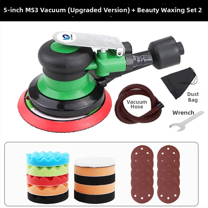 Speed leopard pneumatický excentrický brúsič-polír na leštenie auta s prachovým vývodom