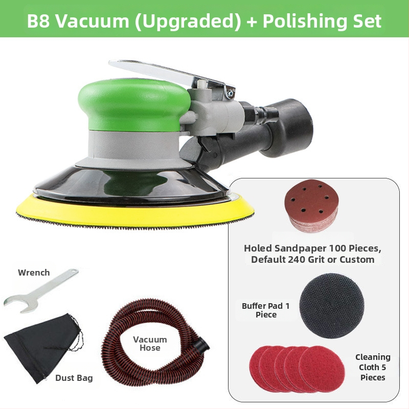Speed leopard pneumatický excentrický brúsič-polír na leštenie auta s prachovým vývodom