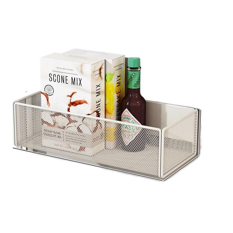 Köögikülje magnetiline riiul koos riputatava korviga, 1 kiht, reisidel hoiustamiseks, paigaldus vajalik