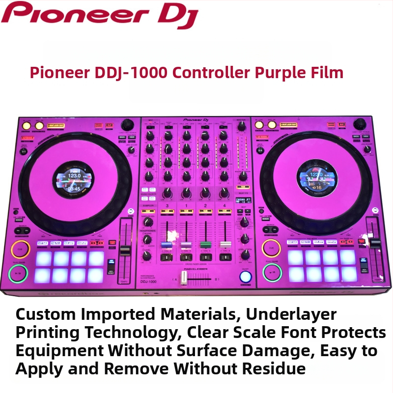 DDJ1000 1000SRT DJ Kontrolér Panel Ochranný Film Nálepka