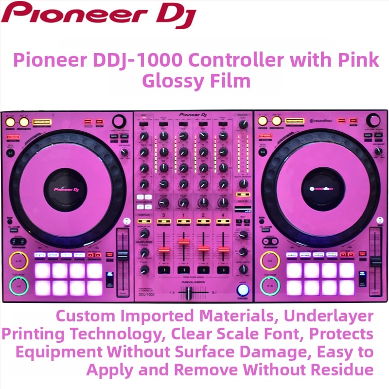 DDJ1000 1000SRT DJ Kontrolér Panel Ochranný Film Nálepka