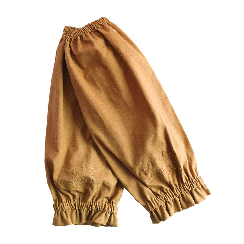 Bavlnené rukávy do kancelárie – proti zašpineniu, moderný minimalistický štýl, vyšívané