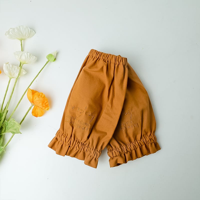 Bavlnené rukávy do kancelárie – proti zašpineniu, moderný minimalistický štýl, vyšívané