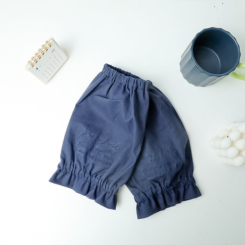 Bavlnené rukávy do kancelárie – proti zašpineniu, moderný minimalistický štýl, vyšívané