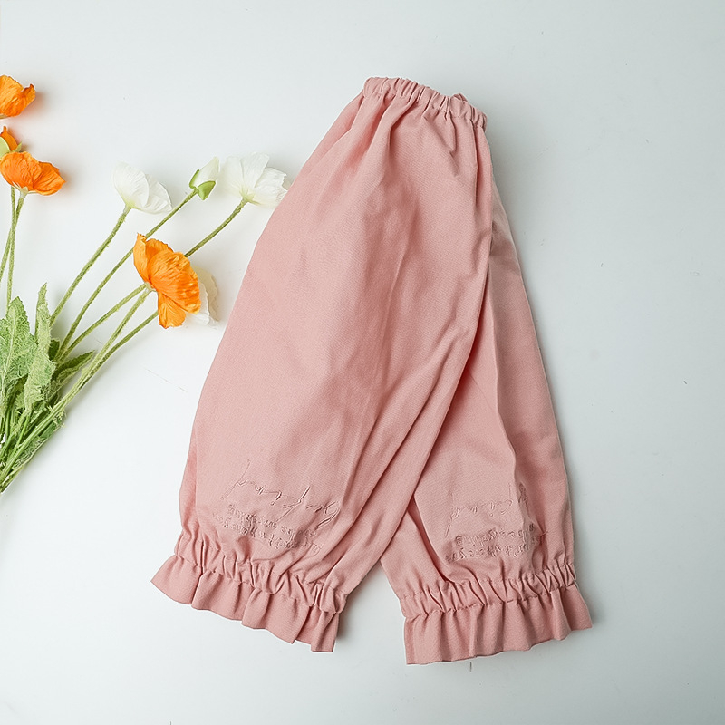 Bavlnené rukávy do kancelárie – proti zašpineniu, moderný minimalistický štýl, vyšívané