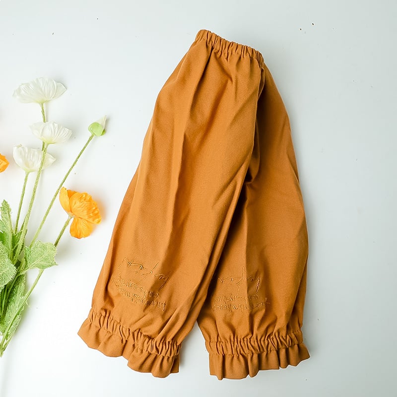 Bavlnené rukávy do kancelárie – proti zašpineniu, moderný minimalistický štýl, vyšívané