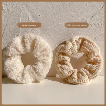 Plyšová gumička do vlasov pre deti – štýl Kórea/Japonsko, doplnok do vlasov, jar 2021