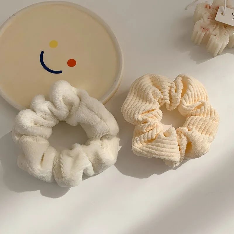 Plyšová gumička do vlasov pre deti – štýl Kórea/Japonsko, doplnok do vlasov, jar 2021