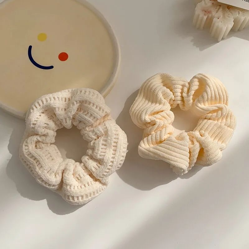 Plyšová gumička do vlasov pre deti – štýl Kórea/Japonsko, doplnok do vlasov, jar 2021