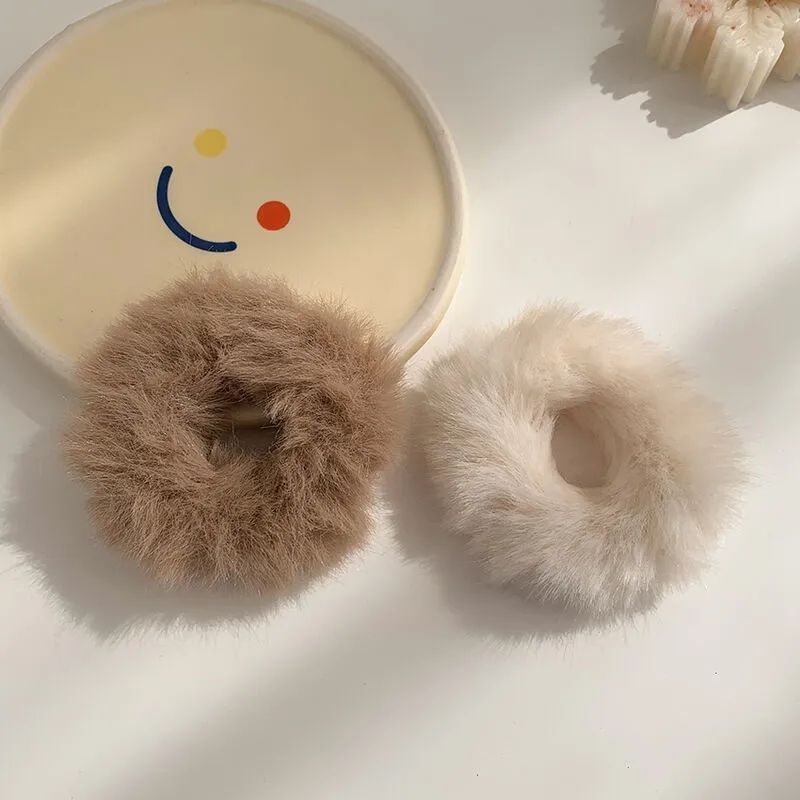 Plyšová gumička do vlasov pre deti – štýl Kórea/Japonsko, doplnok do vlasov, jar 2021