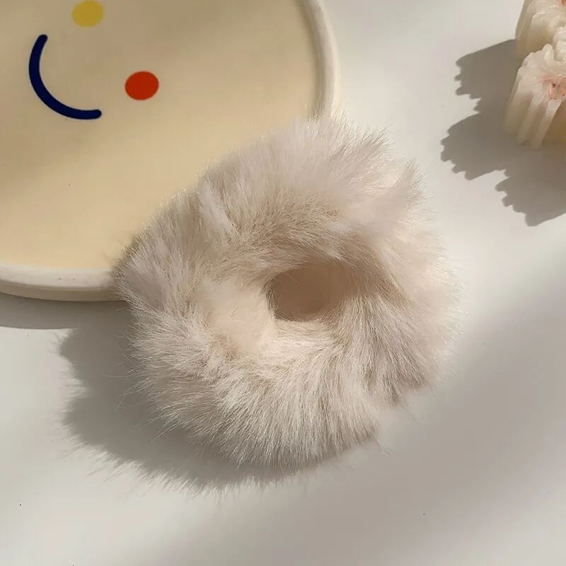 Plyšová gumička do vlasov pre deti – štýl Kórea/Japonsko, doplnok do vlasov, jar 2021