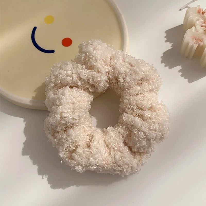 Plyšová gumička do vlasov pre deti – štýl Kórea/Japonsko, doplnok do vlasov, jar 2021