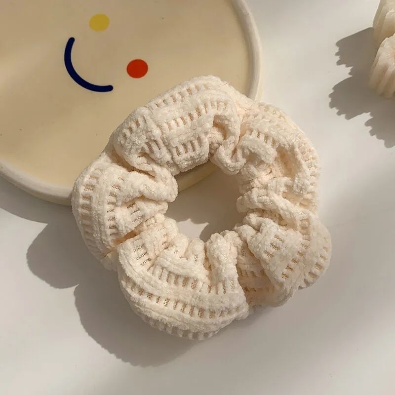 Plyšová gumička do vlasov pre deti – štýl Kórea/Japonsko, doplnok do vlasov, jar 2021