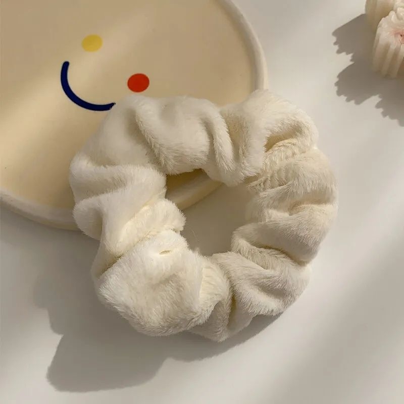 Plyšová gumička do vlasov pre deti – štýl Kórea/Japonsko, doplnok do vlasov, jar 2021