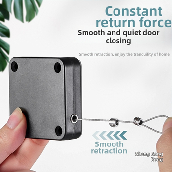 Zatvárací mechanizmus na dvere, lisovaný hliník, značka Sheng bangrong, model P0133, moderný minimalistický štýl