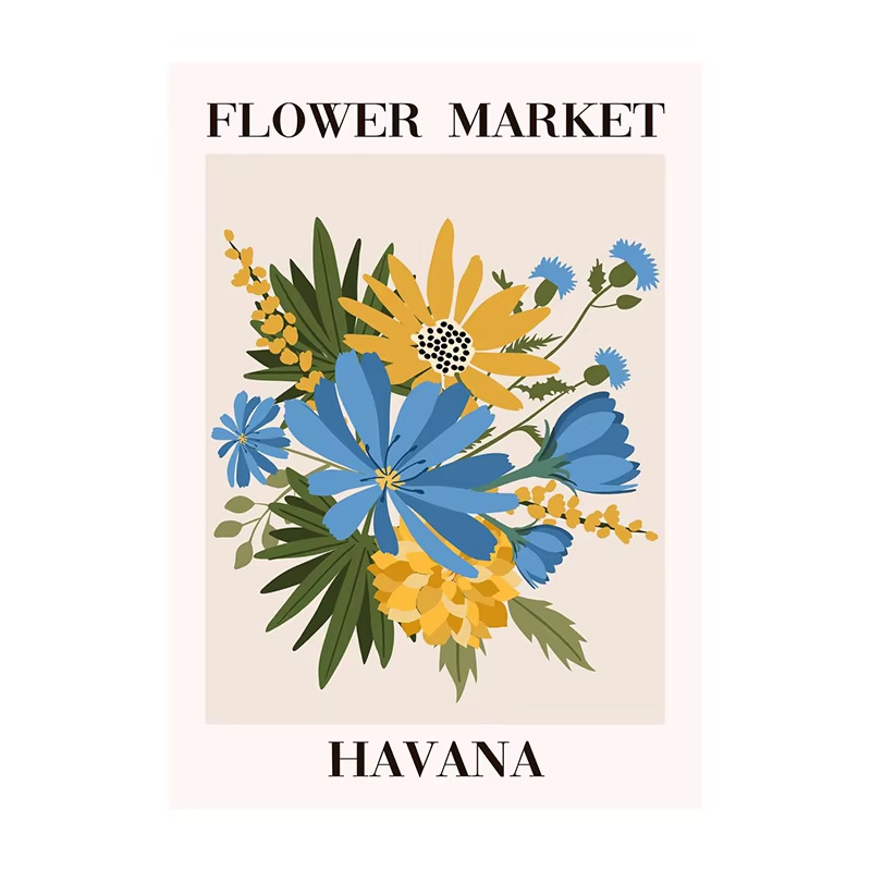 Plátenný obraz – zvierací kreslený motív, olejové plátno, inkjet tlač, bez rámu, prispôsobiteľný podľa kresieb