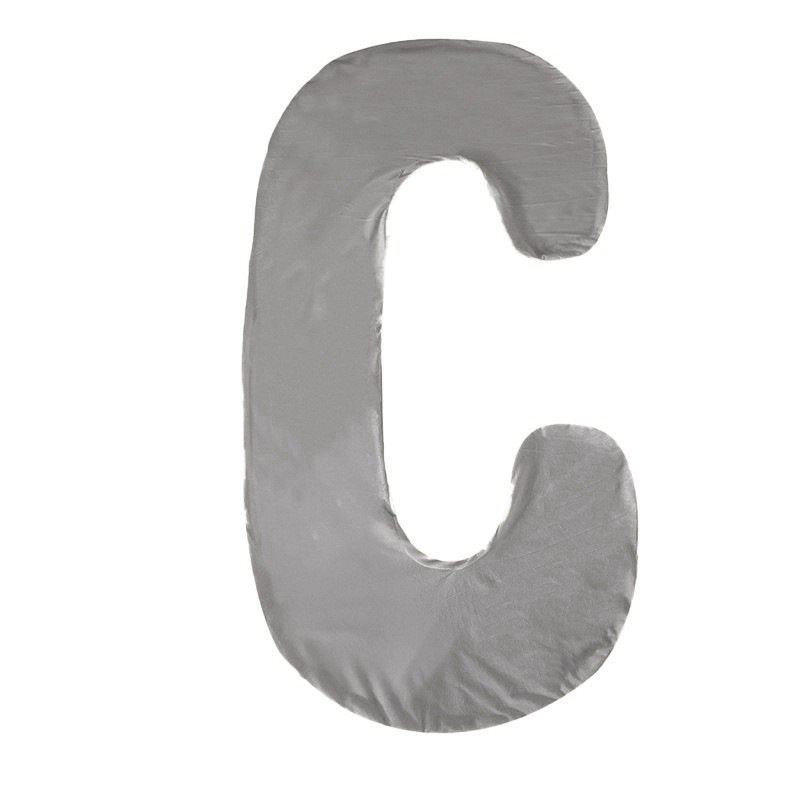 Tehotenský vankúš, tvar C, jadro z čistého bavlneného vlákna, hmotnosť 0,3 kg, výplň: polyesterové vlákno, možnosť personalizácie