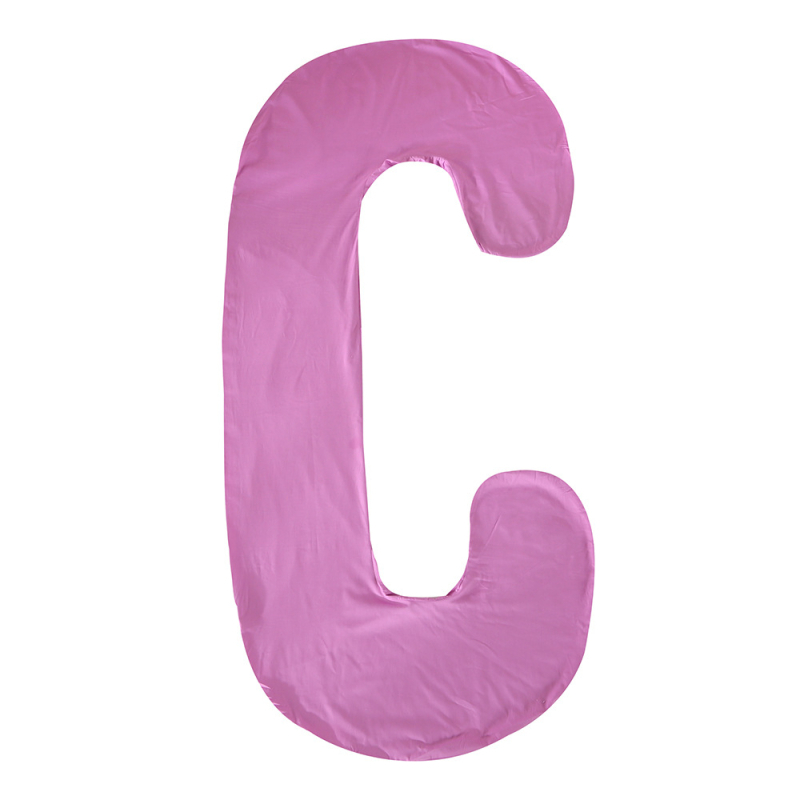 Tehotenský vankúš, tvar C, jadro z čistého bavlneného vlákna, hmotnosť 0,3 kg, výplň: polyesterové vlákno, možnosť personalizácie