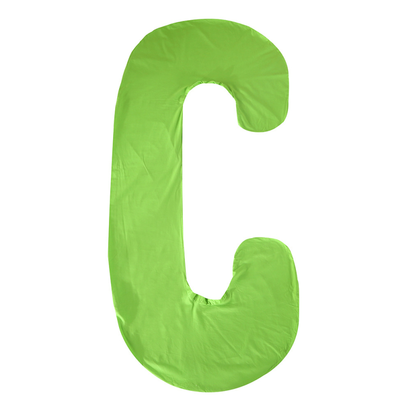 Tehotenský vankúš, tvar C, jadro z čistého bavlneného vlákna, hmotnosť 0,3 kg, výplň: polyesterové vlákno, možnosť personalizácie