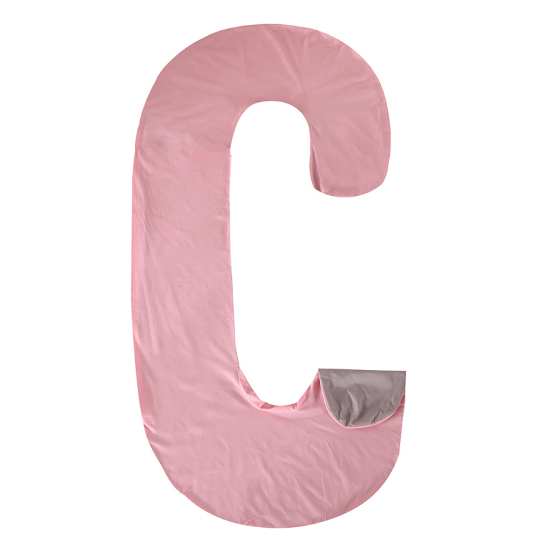 Tehotenský vankúš, tvar C, jadro z čistého bavlneného vlákna, hmotnosť 0,3 kg, výplň: polyesterové vlákno, možnosť personalizácie