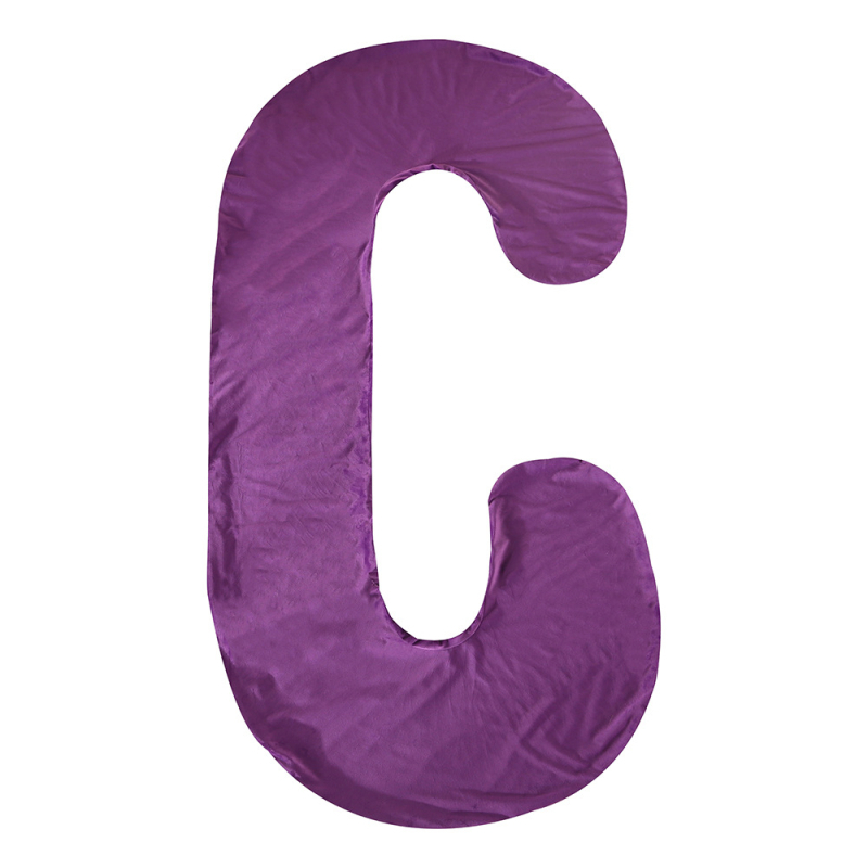 Tehotenský vankúš, tvar C, jadro z čistého bavlneného vlákna, hmotnosť 0,3 kg, výplň: polyesterové vlákno, možnosť personalizácie