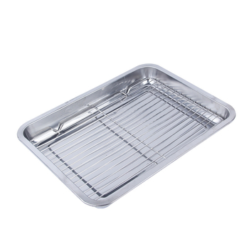 Ristküline roostevabast terasest kandik õlifiltri ekraaniga, mikrolaineohutu, kaasaegne minimalistlik stiil