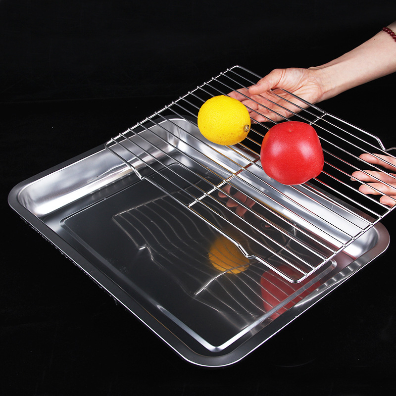 Ristküline roostevabast terasest kandik õlifiltri ekraaniga, mikrolaineohutu, kaasaegne minimalistlik stiil