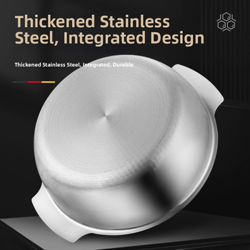 Nerezová miska na polievku zo série 400, objem 1,1–2 L, nepriľnavý povrch, sklenený pokrievka, vhodná pre všetky varné dosky