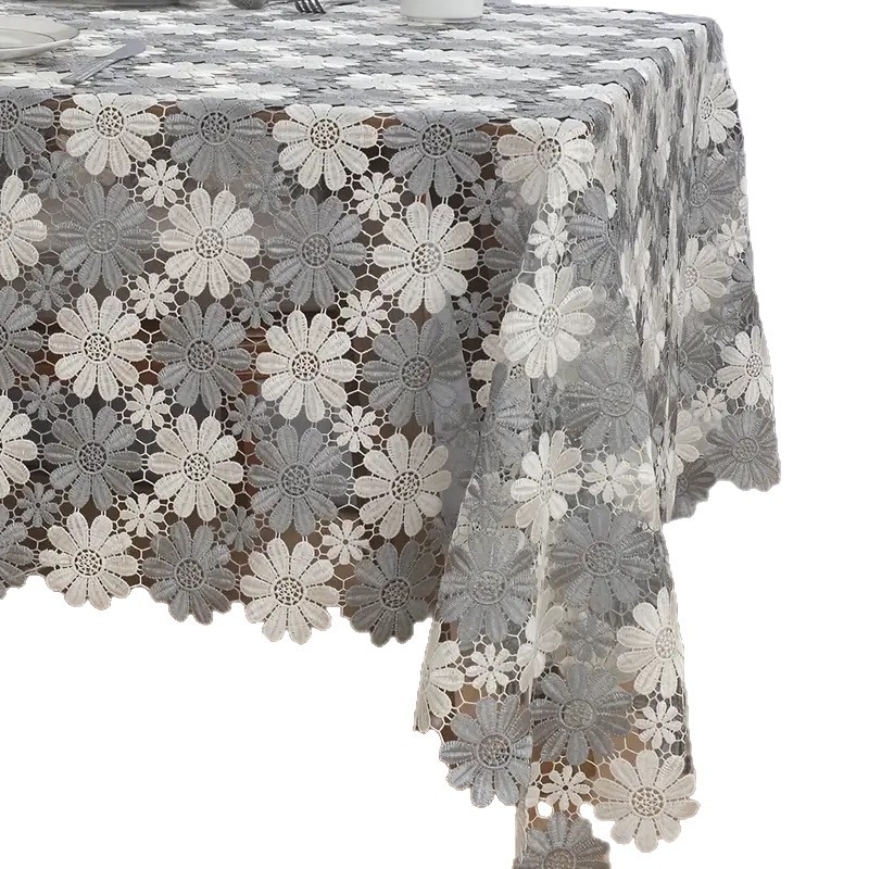 Polüestrist laudlina, pastorali stiil, lillemuster, ristkülikukujuline, libisemisvastane