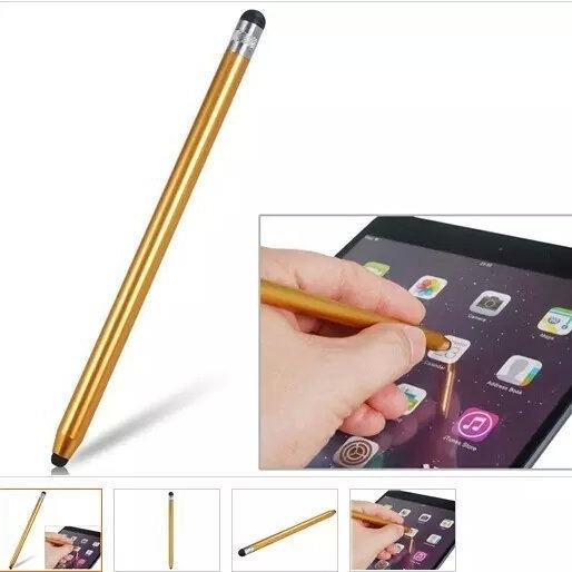 Kovový guľatý kapacitný stylus YM model, kompatibilný s mobilnými telefónmi, počítačmi a tabletmi, presný dotyk