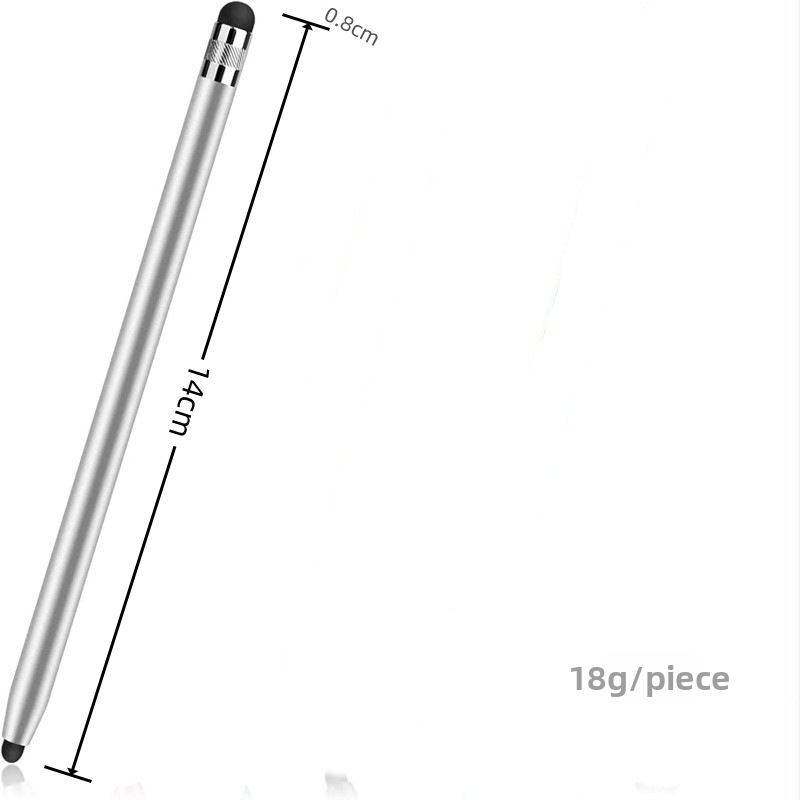 Metāla apaļš kapacitīvais stiluss YM modelis, saderīgs ar viedtālruņiem, datoriem un planšetēm, precīza skārienjutība
