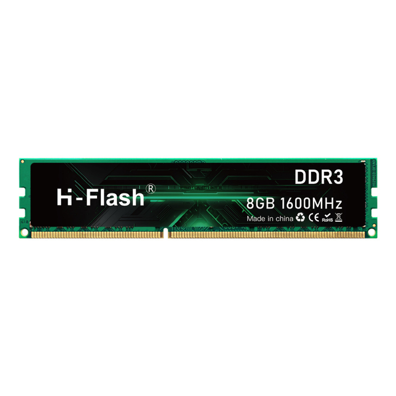 H-Flash DDR3 RAM pre desktop 8GB/4GB/2GB, 1600MHz, 240-pin, DDR3 long strip model